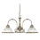Searchlight Searchlight American Diner 3 Lights Brass Clear Glass Ceiling Fitting Pendant 1