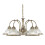 Searchlight Searchlight American Diner 5 Lights Brass Clear Glass Ceiling Fitting Pendant 1