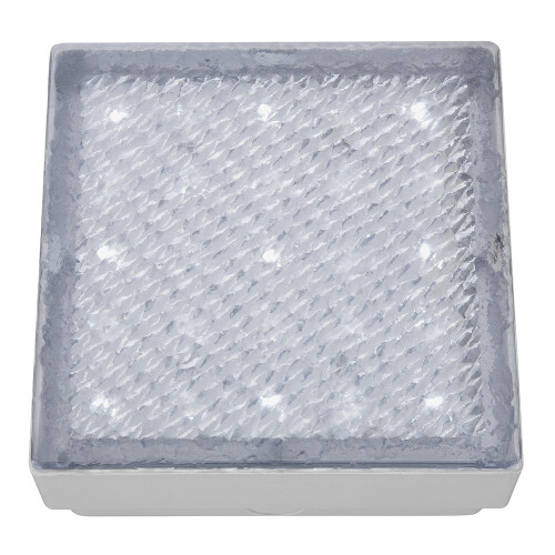 Searchlight Searchlight Clear Small Square Walkover Walls Staircase Floor White LED Light
