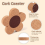 6-Piece Cork Drink Coasters, 10 cm Round 4