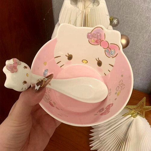 Hello Kitty melamin tálkészlet 1
