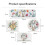 Diatomite Drink Coasters Round 10 cm 5