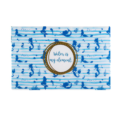 4pc Set Polypropylene Blue Mermaid Novelty Table Placemat Kitchen Dining Gift 2