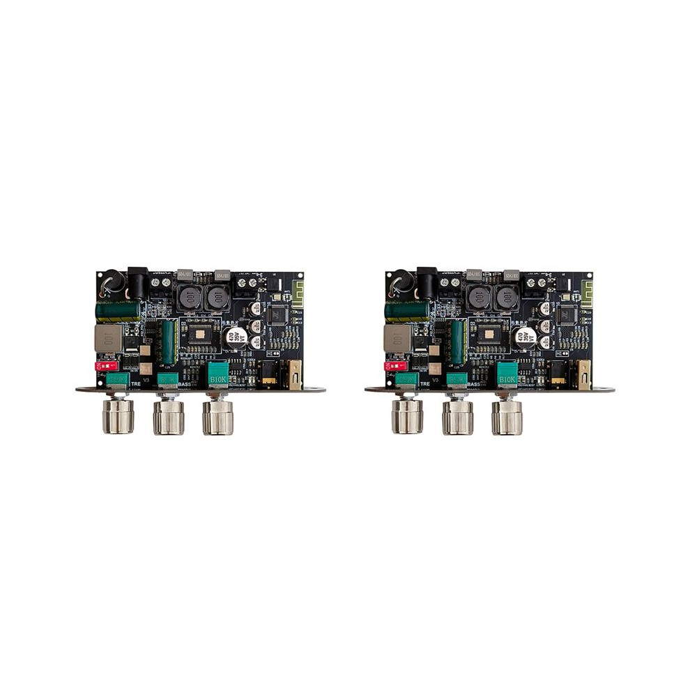 2X Zk-1001U With Boost Mono 100W Bt Amplifier Board Treble Bass Tws Diy Speaker Tpa3116d2 Amp Wuzhi Audio App 6032093479566