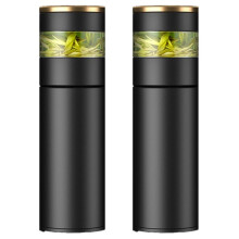 2X Tea Infuser Vacuum Flask Temperature LED Display 450Ml Insulated Cup Stainless Steel Bottle Travel Coffee Mug