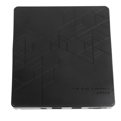 Unidade de disco óptico portátil, compacta e compacta, unidade externa de CD/DVD com gravação de CD/DVD, ampla compatibilidade e multifuncional 1