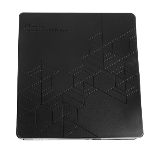 Unidade de disco óptico portátil, compacta e compacta, unidade externa de CD/DVD com gravação de CD/DVD, ampla compatibilidade e multifuncional 2