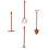 Ensemble de mini-outils de jardin Masteelf, accessoires de paysage 1
