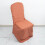 Bankettstuhlhussen aus Polyester in Terrakotta (6) 5