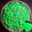 200 stk. selvlysende harpikssten 1,3 x 0,9 cm 5