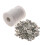 Bomullsvekar med aluminiumflikar 61m + 200 st 1