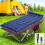 Folding Camping Cot with Mattress, 600D Oxford, 600 lb 1