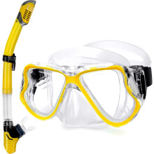 Greatever snorkelmask med härdat glaslins