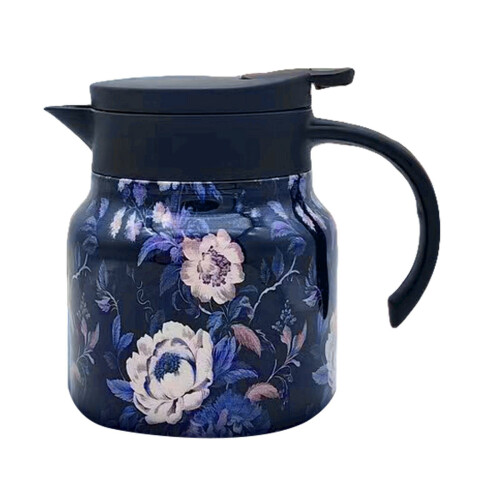 Vintage Blomster Termokande 800ml Rustfrit Stål 1