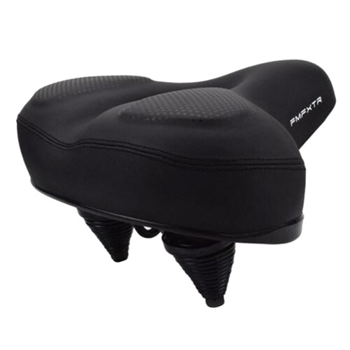 Șa de bicicletă impermeabilă cu arc dublu și decupaj 2