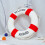Decoratieve reddingsboei voor de scheepvaart, 14 cm 4