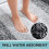 Microfiber Shag Bath Rug Non-Slip Absorbent 47x20 in 3