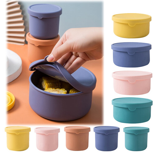 Silikon-Lunchbox mit auslaufsicherem Deckel, 250 ml oder 700 ml