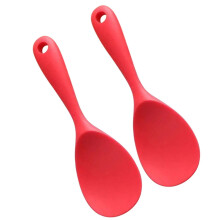 Conjunto de 2 colheres para arroz em silicone resistente ao calor