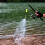 Rede de pesca de cobre fundido com contas luminosas 1