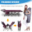 Folding Camping Cot with Mattress, 600D Oxford, 600 lb 5