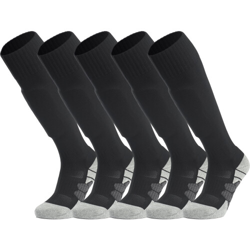 Knee-High Soccer Socks – Cushioned, Moisture-Wicking,
