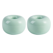 Porte-brosse à dents en céramique vert clair (lot de 2)