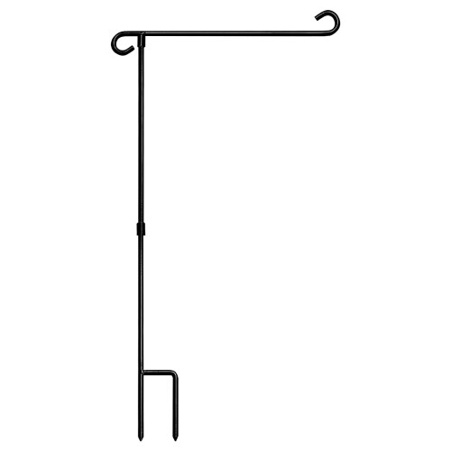 Support de drapeau de jardin en fer forgé 12,5 x 18 pouces 1