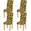 Schwarze Esszimmerstuhlhussen mit Sonnenblumenmuster (4er-Pack) 2