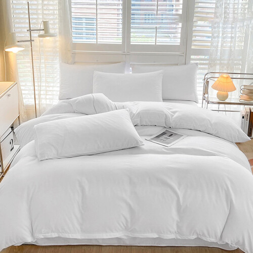 InsCray King Bed Sheet Set with Pillow Covers 4-Piece 2