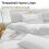InsCray King Bed Sheet Set with Pillow Covers 4-Piece 4