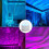 Noorderlicht projectorlamp met zwarte waterrimpels 5