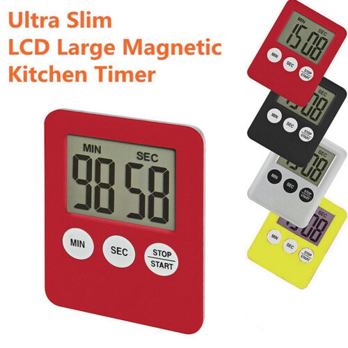 LCD-Küchentimer mit Countdown-Alarm (1 Stück) 2
