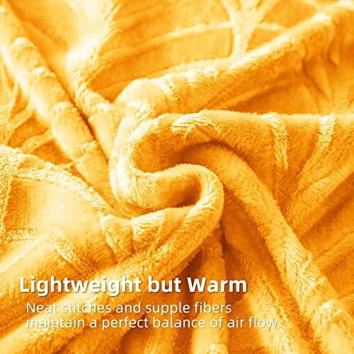 Fleece Throw Blanket Queen Size Vintage Pattern Lemon Yellow 2