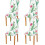 Stuhlhussen mit Tulpenmuster (4er-Pack) 2