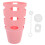 Antislip siliconen waterfleshoes, roze 5