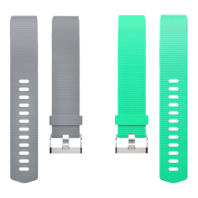 Bracelet de sport pour Fitbit Charge 2, bracelet de remplacement étanche et résistant à la transpiration, bracelet en silicone souple de qualité