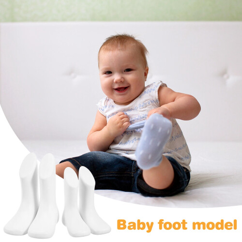 Fußpuppe, Kunststoff, Kinderschuhspanner, 4 Stück 2