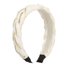 Accessori per capelli alla moda, fasce per capelli da donna larghe in velluto intrecciato, fasce antiscivolo per acconciature veloci, adatte per