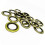 80PCS Engine Oil Drain Plug Gasket 016393/016454 for  ,,,,,,,, 4