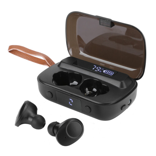 Ασύρματα ακουστικά Bluetooth5.4Stereo με ακύρωση θορύβου, οθόνη LED, ελαφρύ, εργονομικό, 1