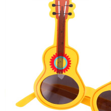 Óculos em formato de guitarra - acessório para fantasia (1 unidade)