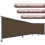 Balkongskjerm Kaffe 90 cm x 2,7 m 4