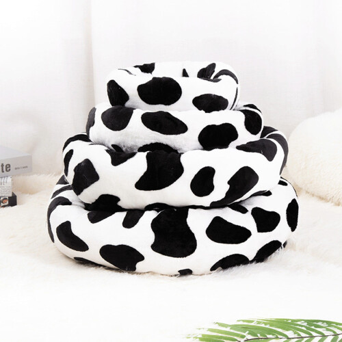 Dog Bed Medium Donut Calming Pet Mat 17.7 Inch 2