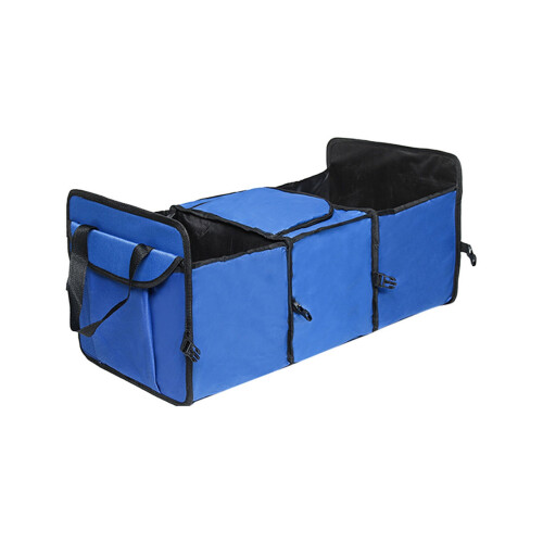 Car Trunk Organizer with Insulated Cooler Compartments 1