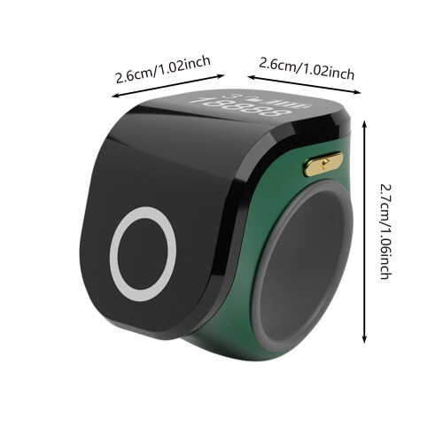 Digital fingertellerring USB-C oppladbar 1