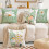 Housse de coussin Daisy & Gnome – Polyester Coton Lin, 2