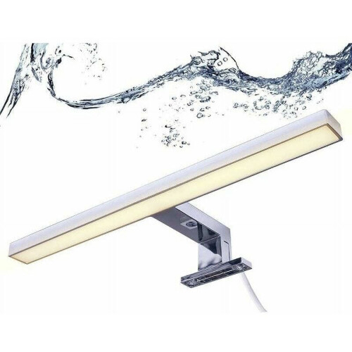 Dimmbar servantlampe med plugg, 30–70 cm, dagslys, hvit