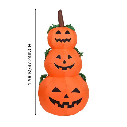6ft Halloween Inflatable Pumpkin with LED Lights 2