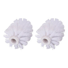 Toalettborstehuvuden, 2-pack, plast
